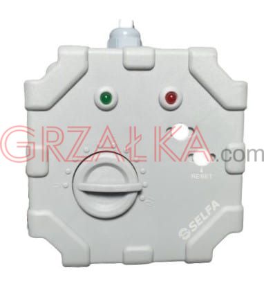 Grzałka izolowana z termostatem 4500W 3x230VY Stal kwasoodporna