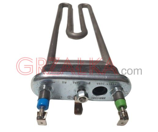 Grzałka pralki Bosch 1850W 230V L220mm z otworem