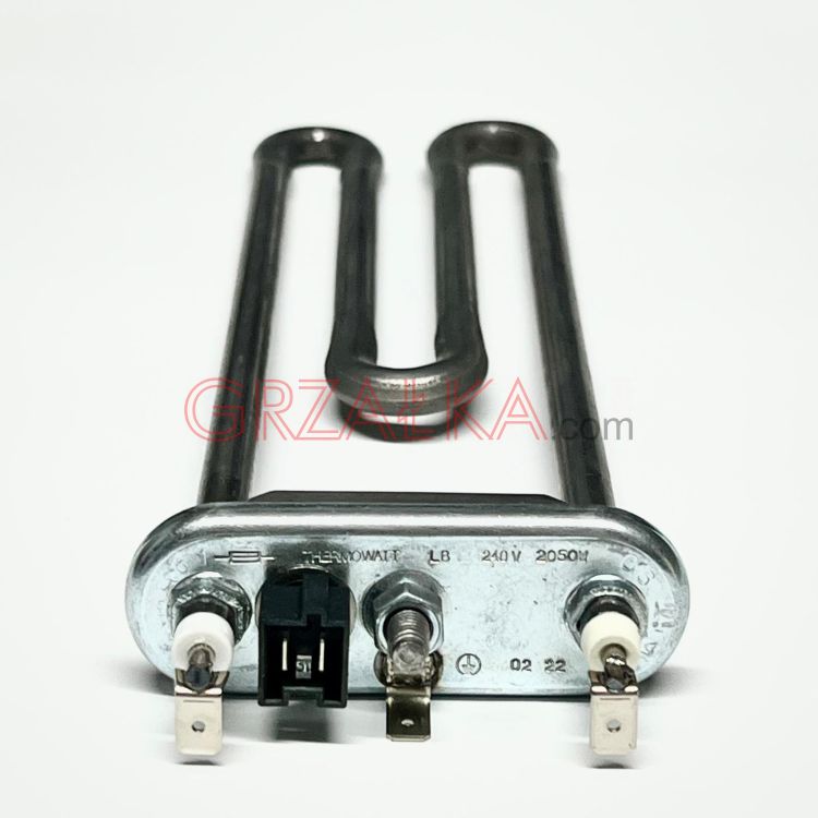 Grzałka pralki Whirpool / Bosch / Siemens 2050W 230V L250mm z czujnikiem P18