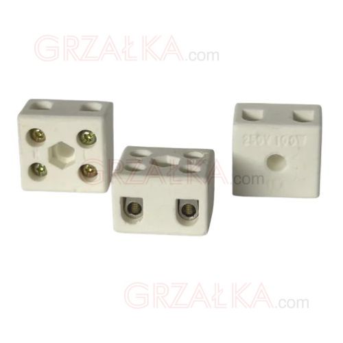 kostka przyłączeniowa 2 torowa 2,5mm2 nieszkliwiona Y2x25